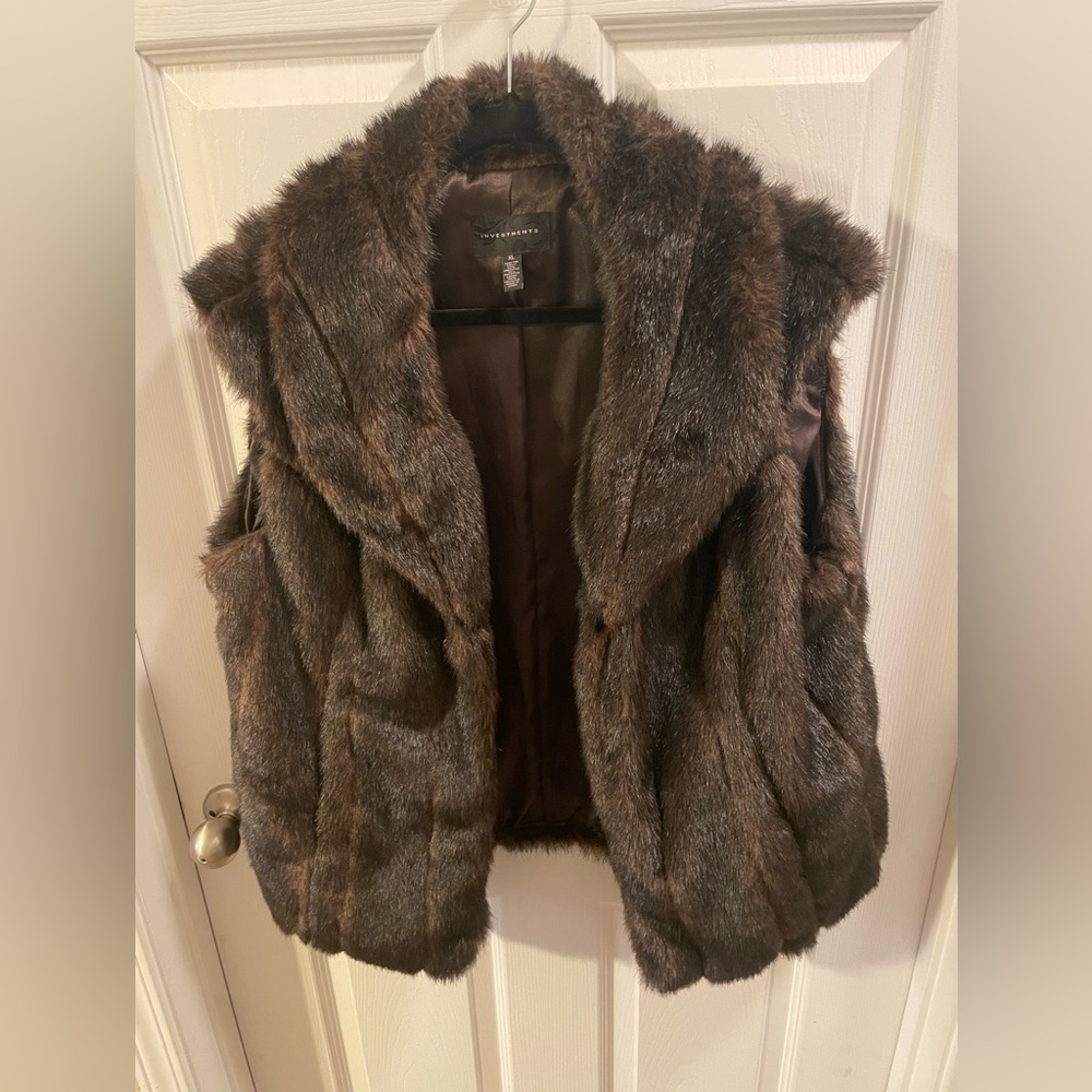 Faux Fux vest